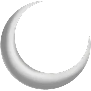 Crescent moon